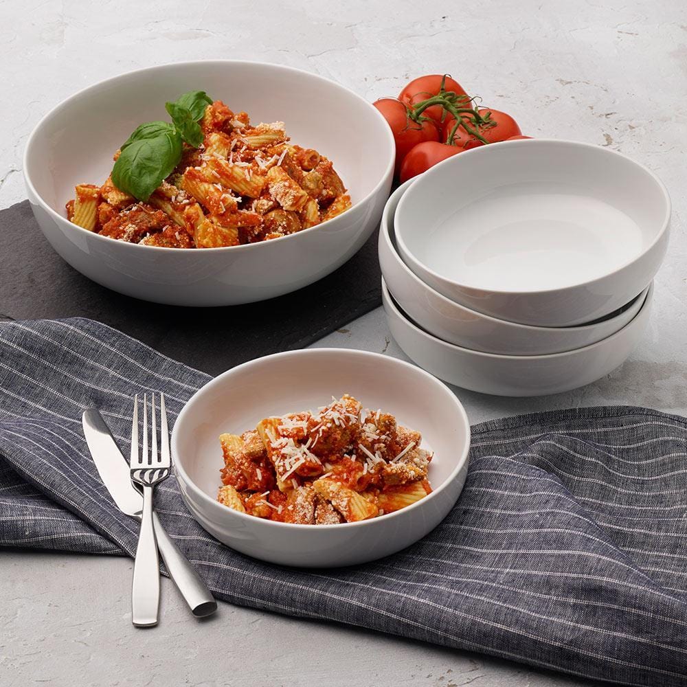 Everyday White® Piece Pasta Bowl Set