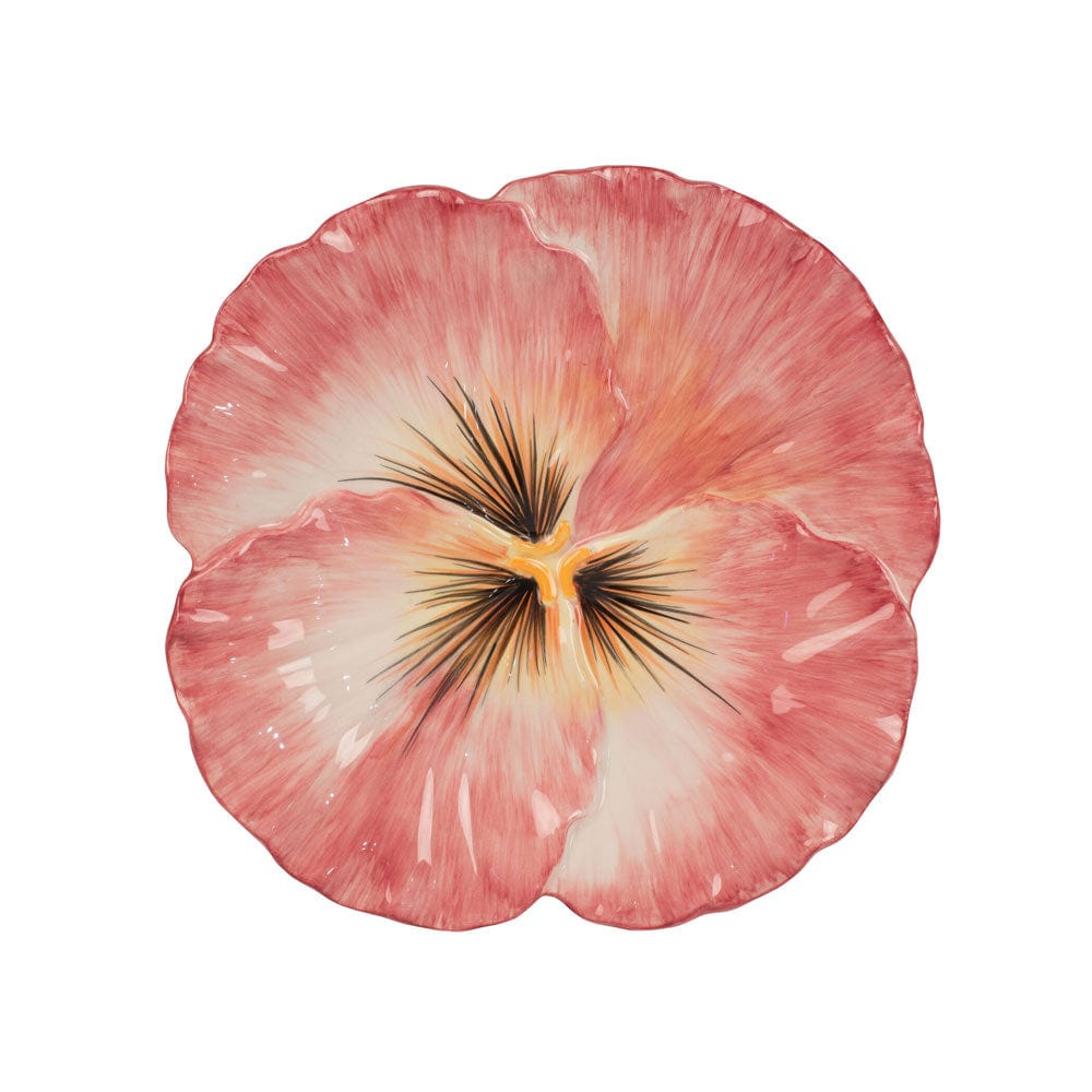 Halcyon Set o f 2 Pansy Appetizer Plates