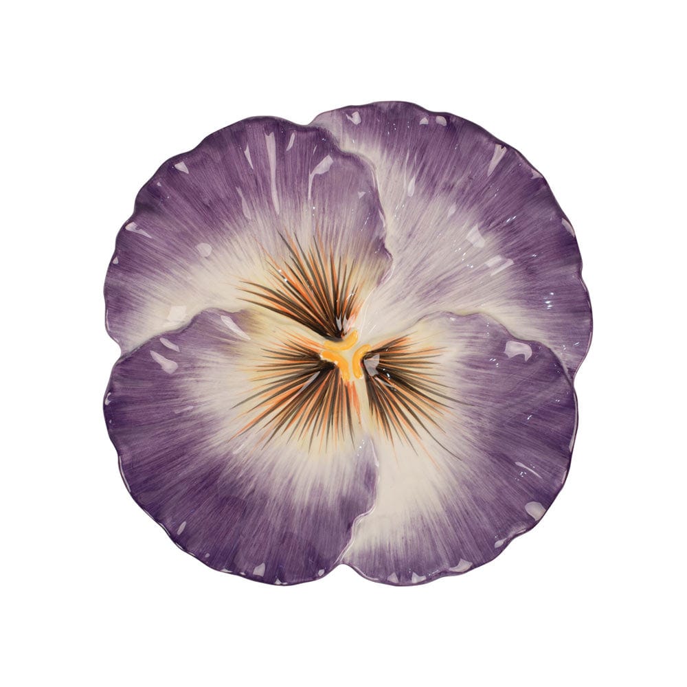 Halcyon Set o f 2 Pansy Appetizer Plates
