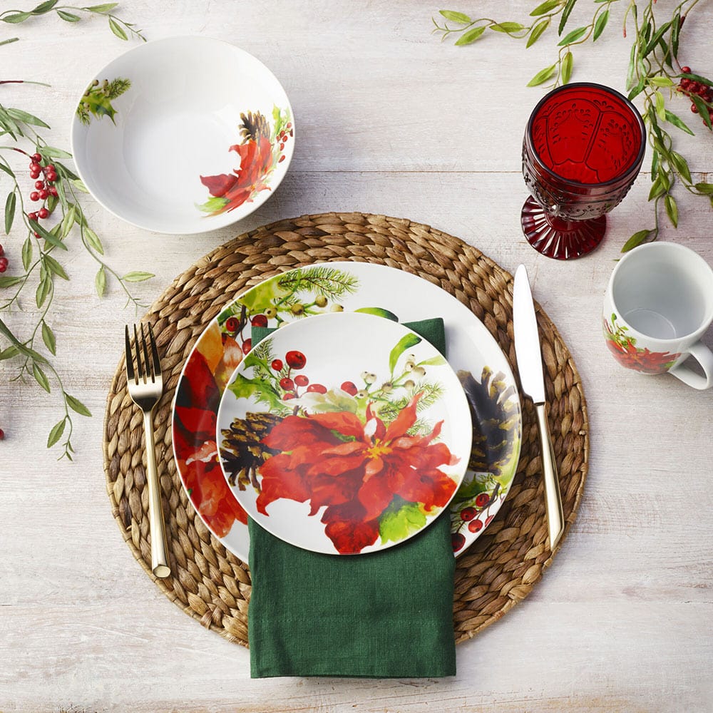 Holiday Home 32 Piece Dinnerware Set, Service for 8