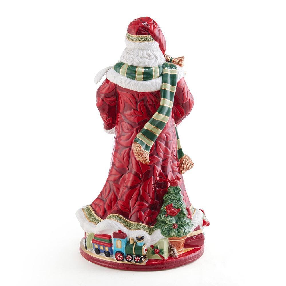 Holiday Home African American Santa Figurine, 18.75 IN
