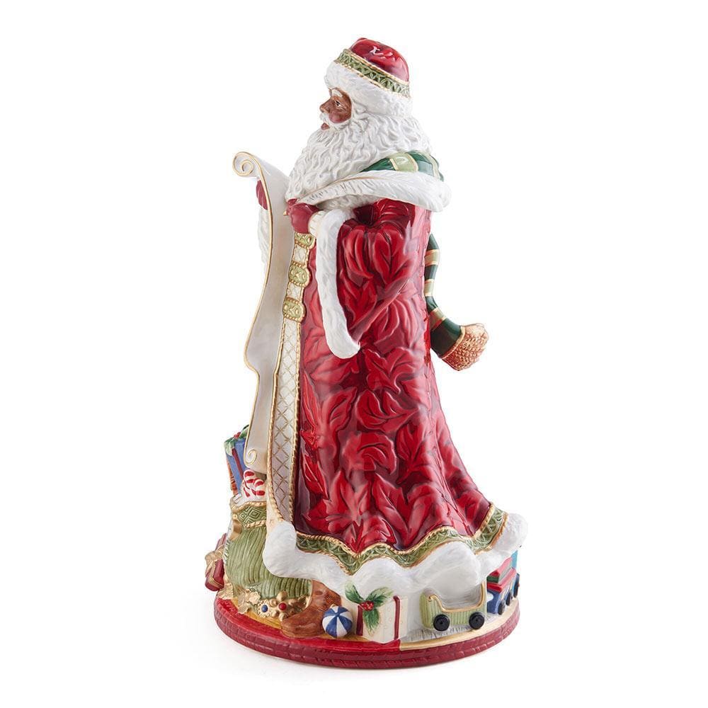 Holiday Home African American Santa Figurine, 18.75 IN