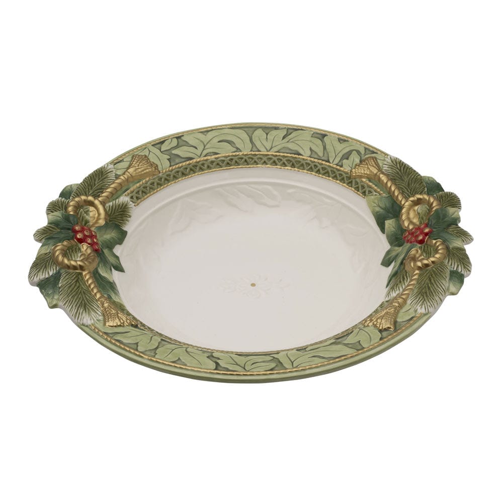 Holiday Home Green Large Serving Bowl