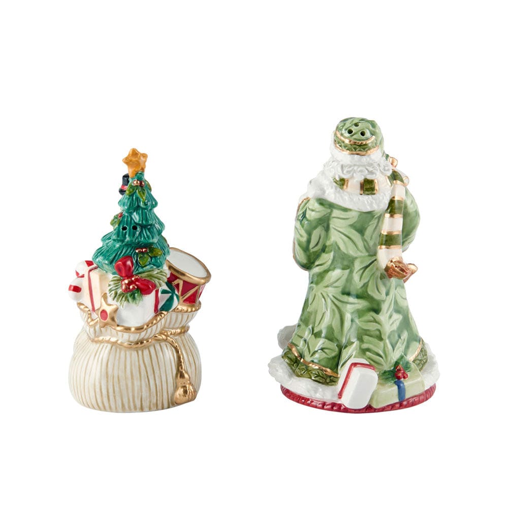 Fitz and Floyd Frosty Friends Salt and Pepper Shakers - b318 - Ruby Lane