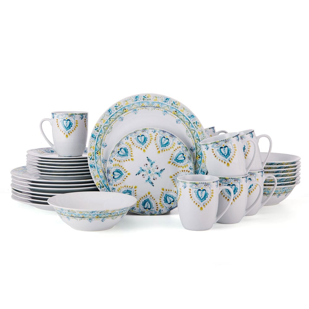 Jodhpur Delight 32 Piece Dinnerware Set, Service for 8
