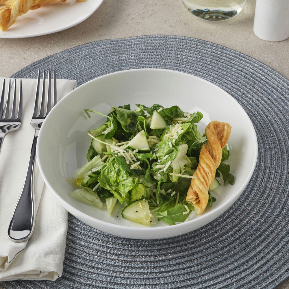 Nevaeh White Set of 4 Pasta Dinner Bowls