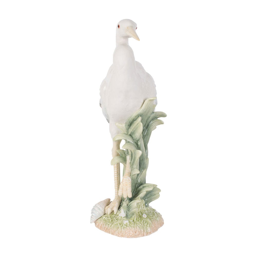 Newport Home Tall Egret Facing Forward 16 IN