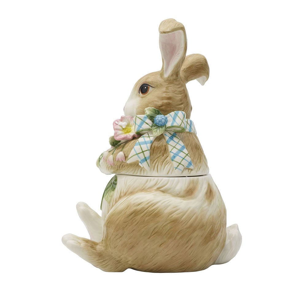 Toulouse Rabbit Cookie Jar Figurine