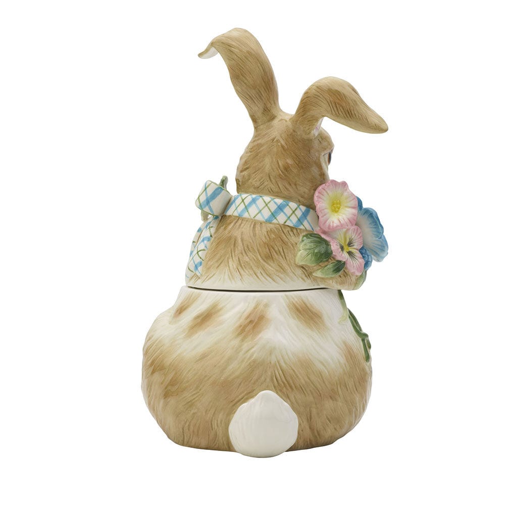 Toulouse Rabbit Cookie Jar Figurine
