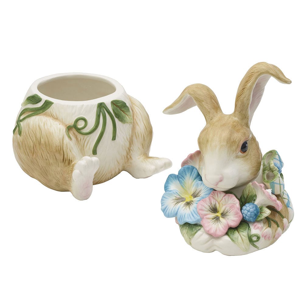 Toulouse Rabbit Cookie Jar Figurine