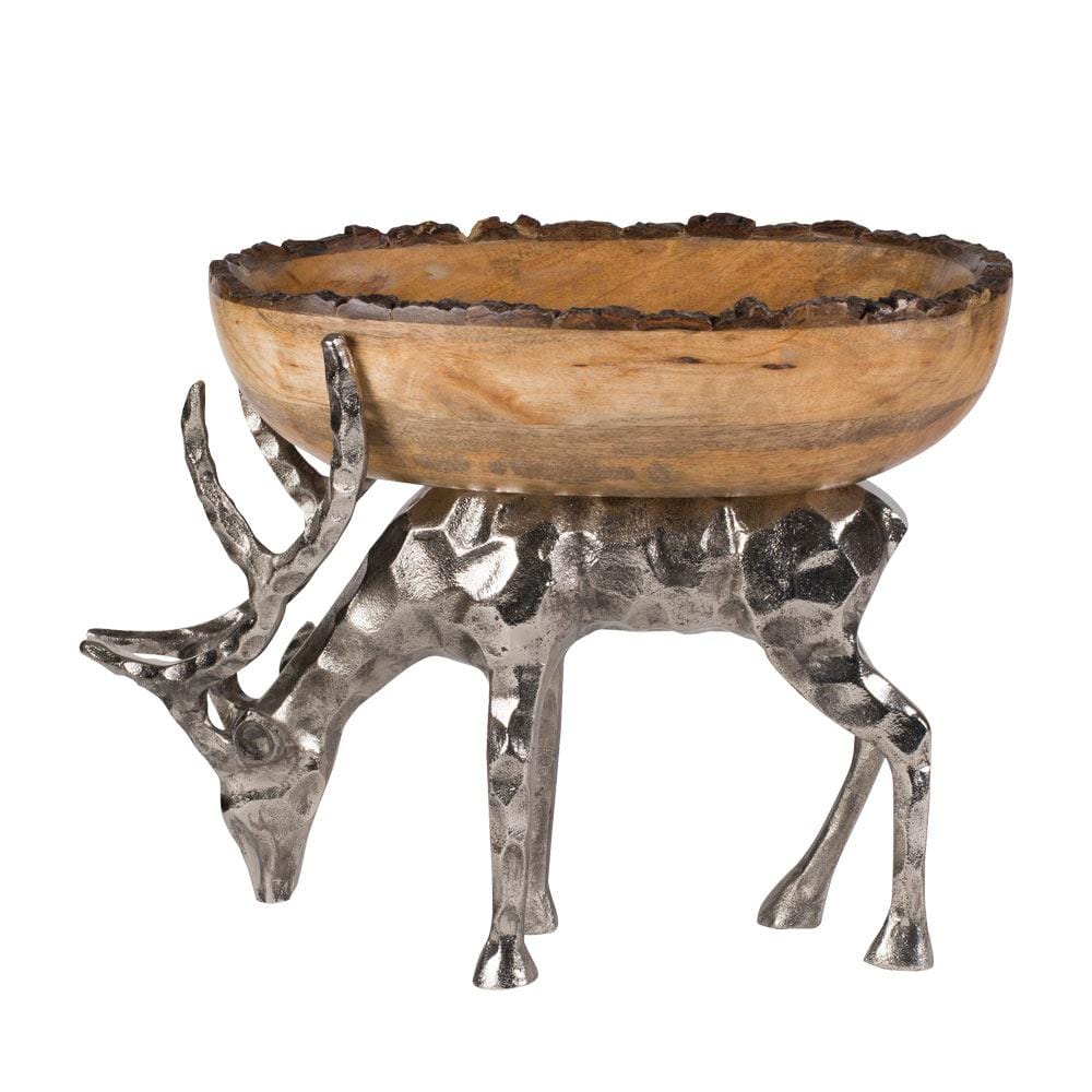Woodgrove Reindeer Centerpiece Bowl