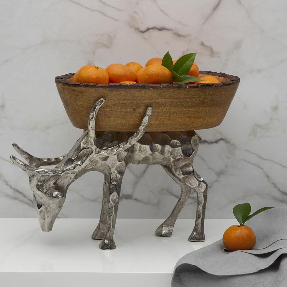 Woodgrove Reindeer Centerpiece Bowl