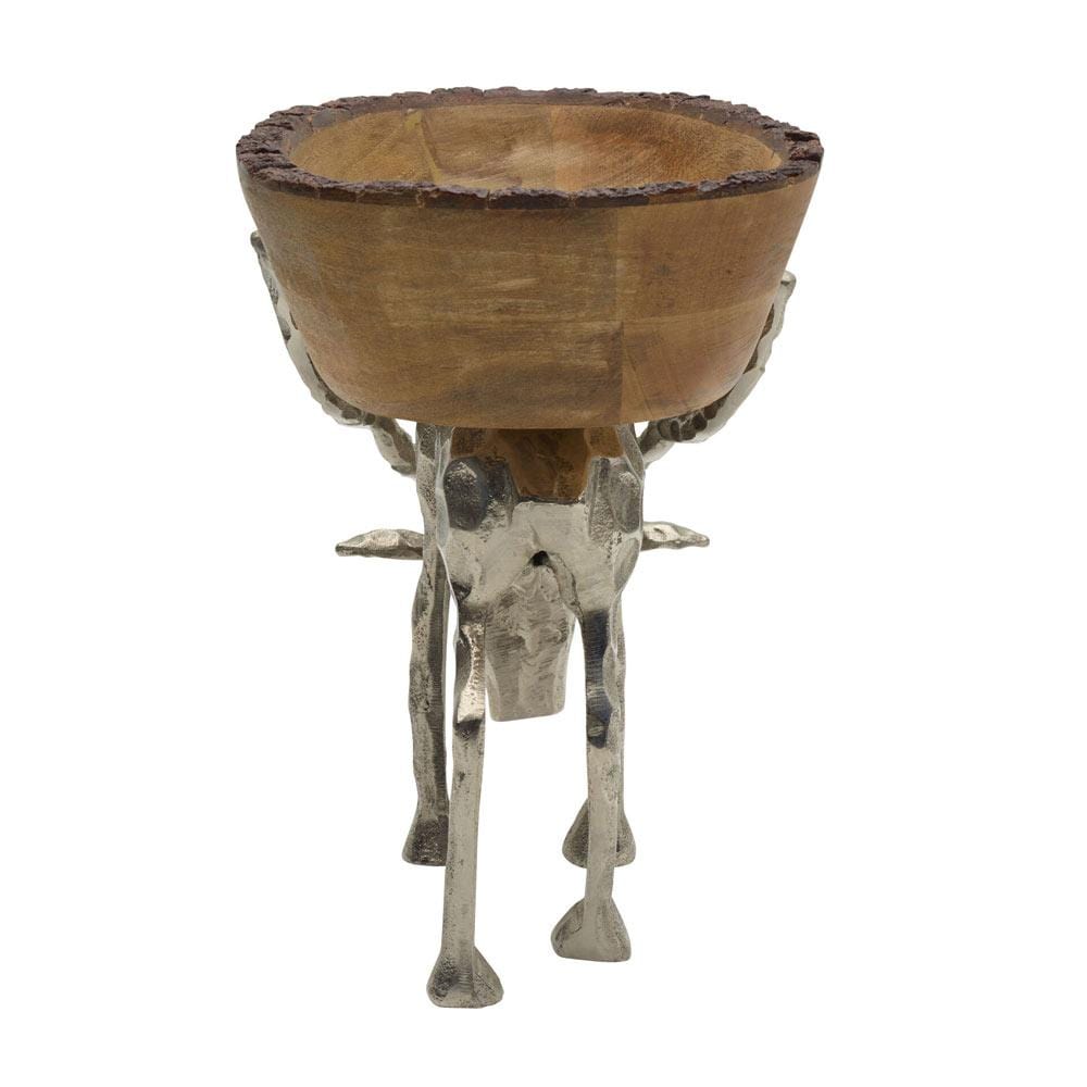 Woodgrove Reindeer Centerpiece Bowl