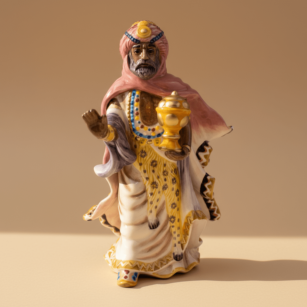 Nativity Nubian Wise Man Figurine, 11 IN