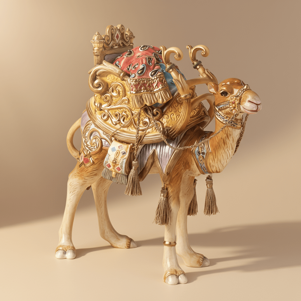 Nativity Babylonian Standing Camel Figurine, 12 IN