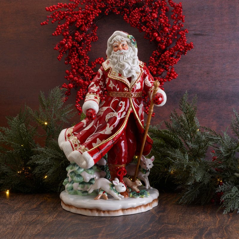 Town and Country Santa Figurine, 18.75 IN