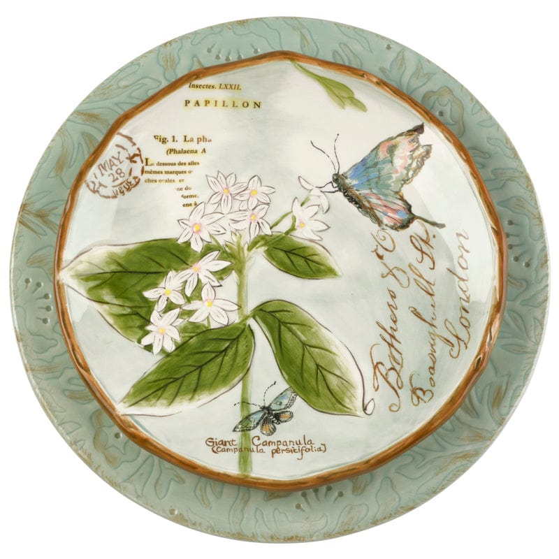 Toulouse Green 12 Piece Dinnerware Set, Service for 4