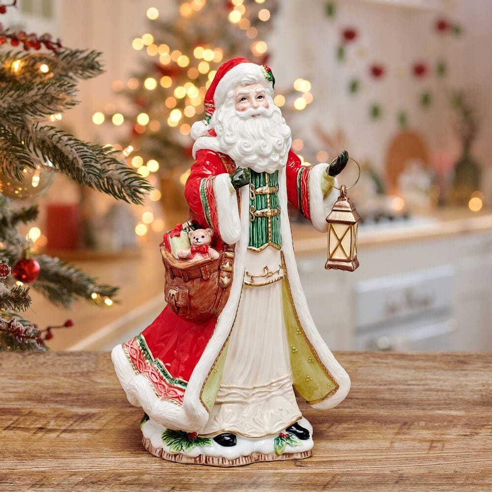 Crimson Studio Santa Figurine, 13.5 IN