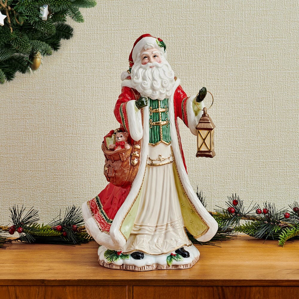 Crimson Studio Santa Figurine, 13.5 IN