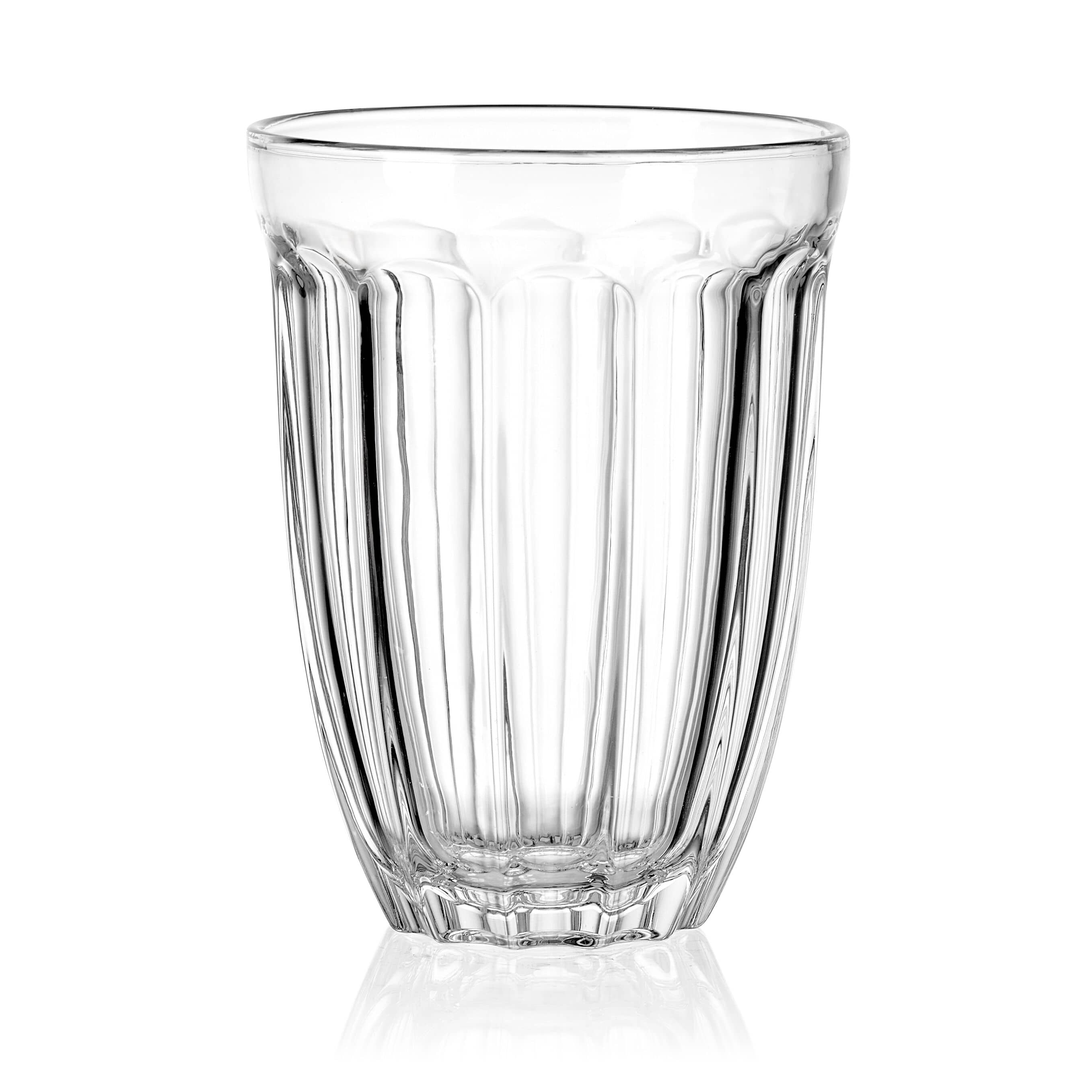 Vintage Scoop Highball Glasses Set of 4