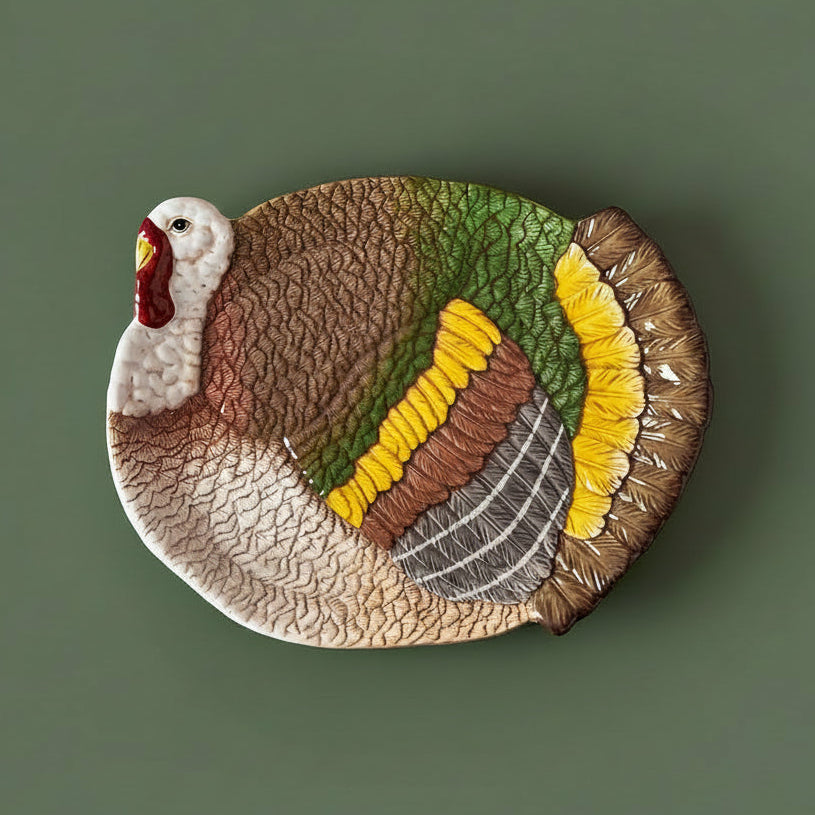 Thanksgiving Traditions Turkey Platter, 18.25 IN