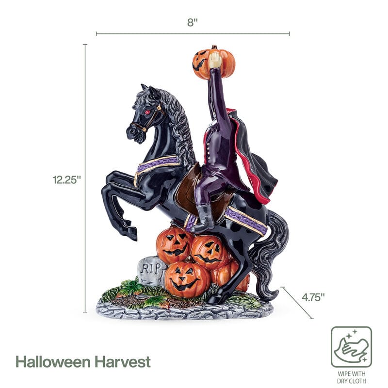 Halloween Headless Horseman Figurine, 12.25 IN
