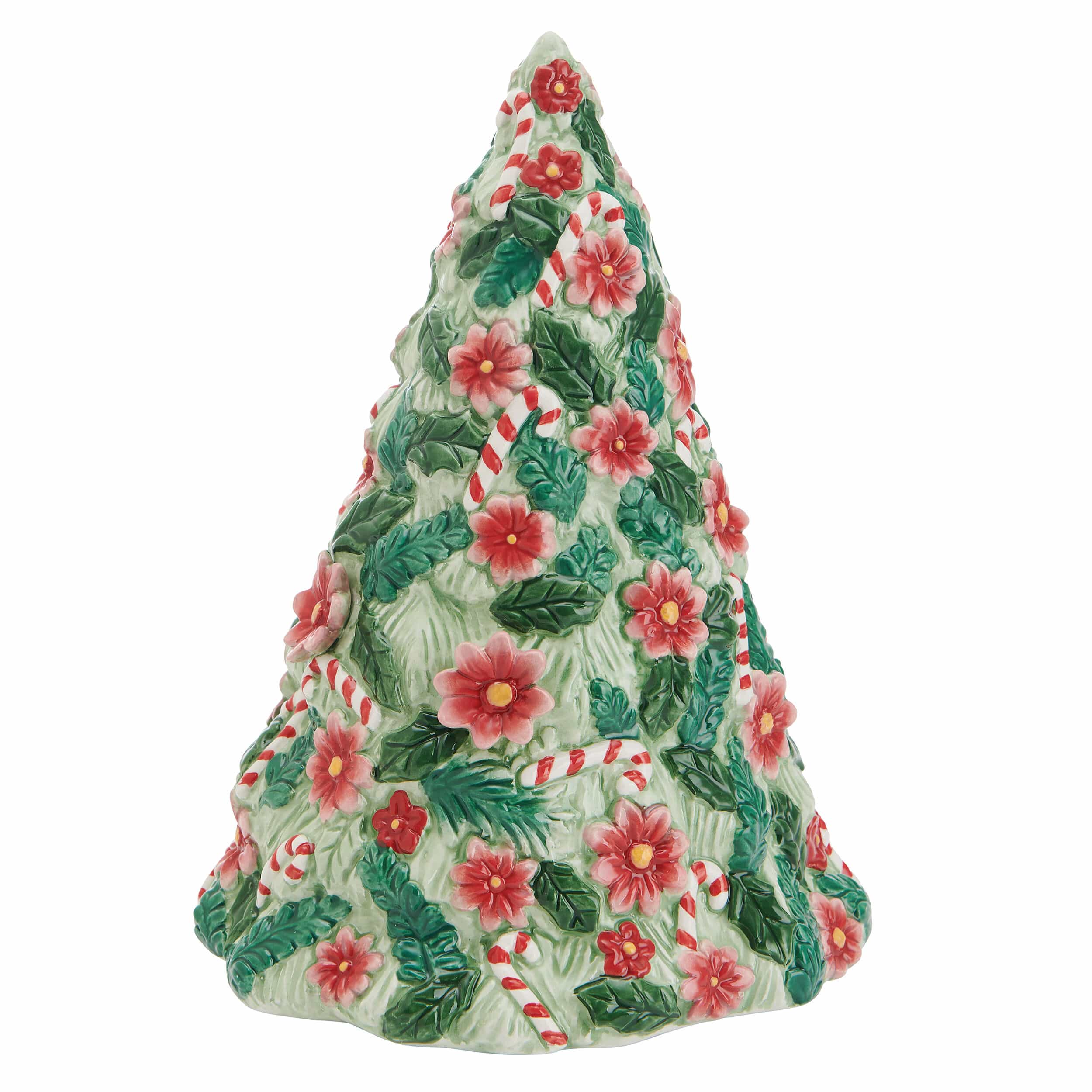 Candy Cane Christmas Tree Musical Figurine, 8.8 IN