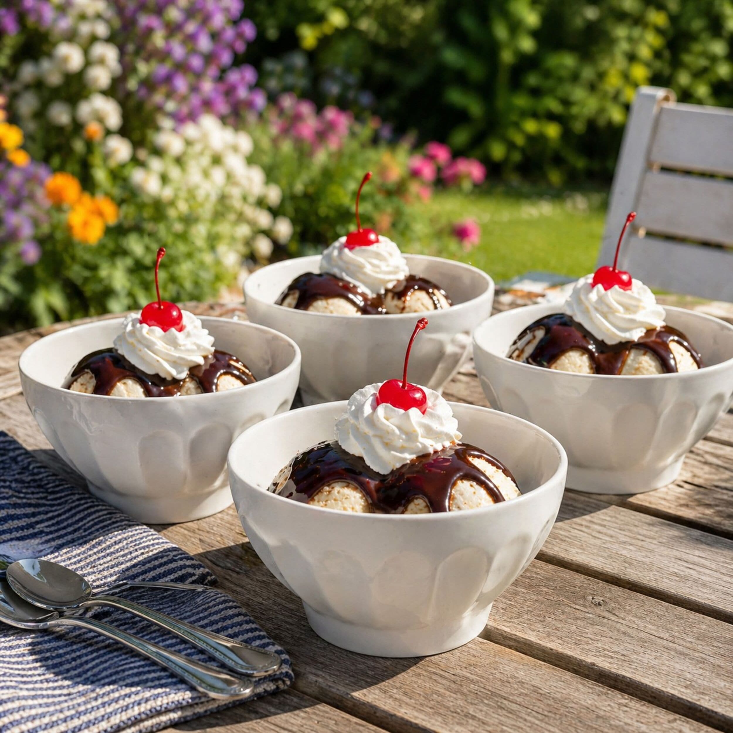 Everyday White® Set of 4 Dessert Bowls