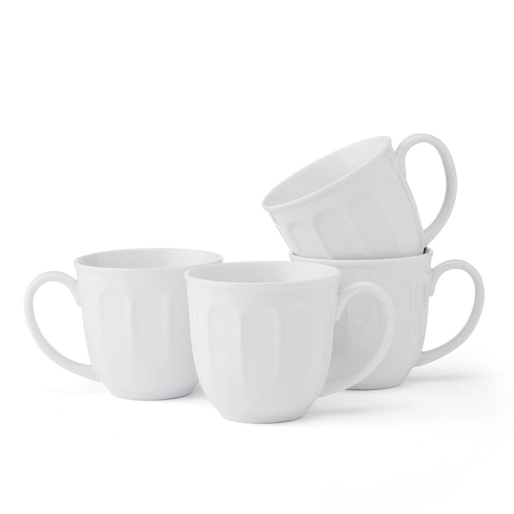 Everyday White® Vintage Set of 4 Mugs