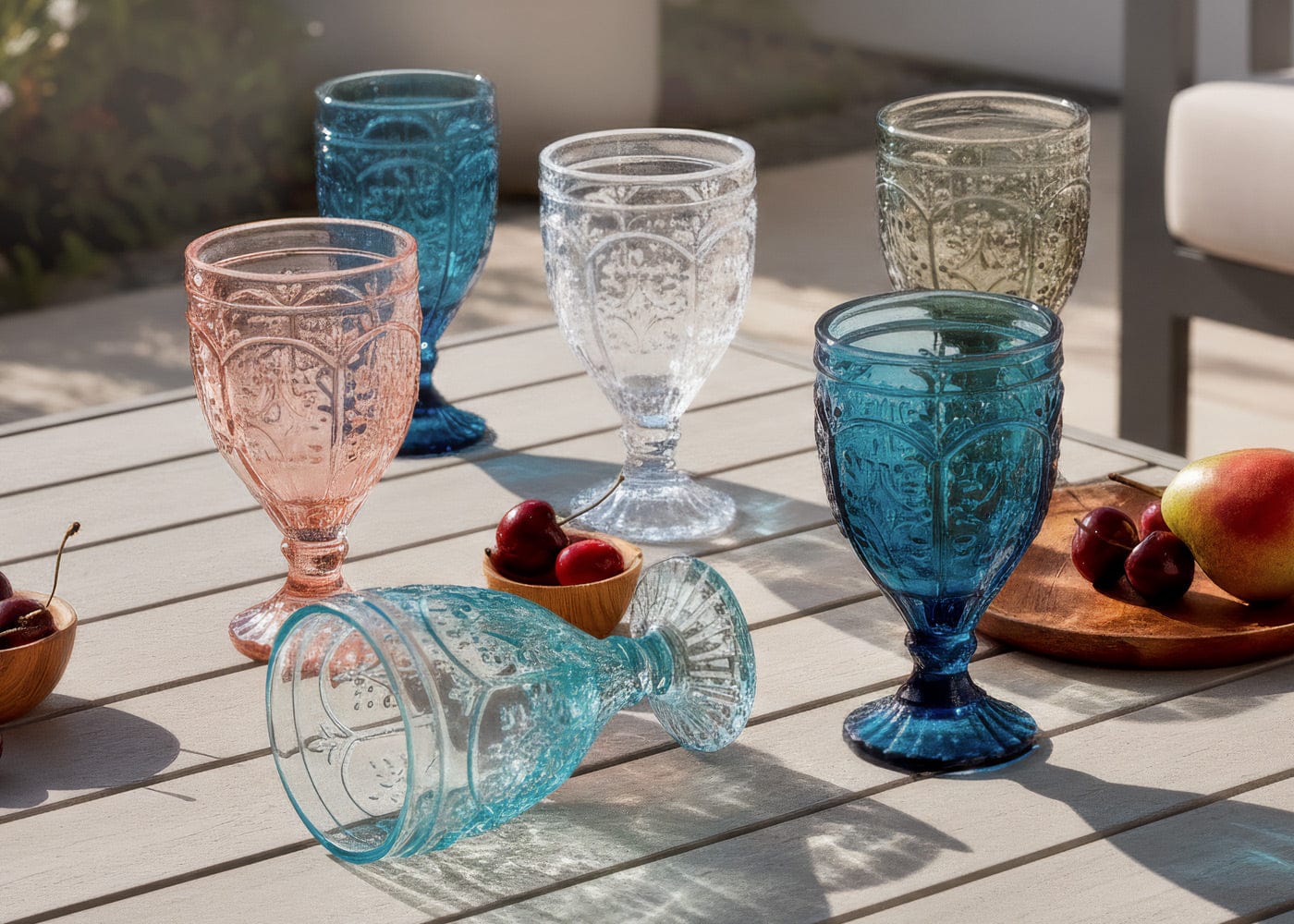 Trestle Goblets multiple colors