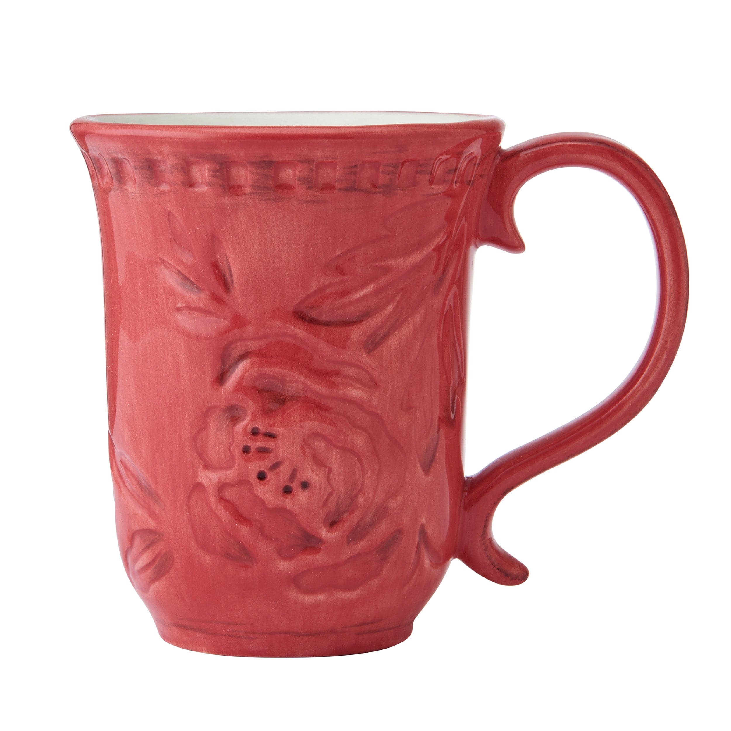 Poinsettia Holiday Set of 4 Mugs