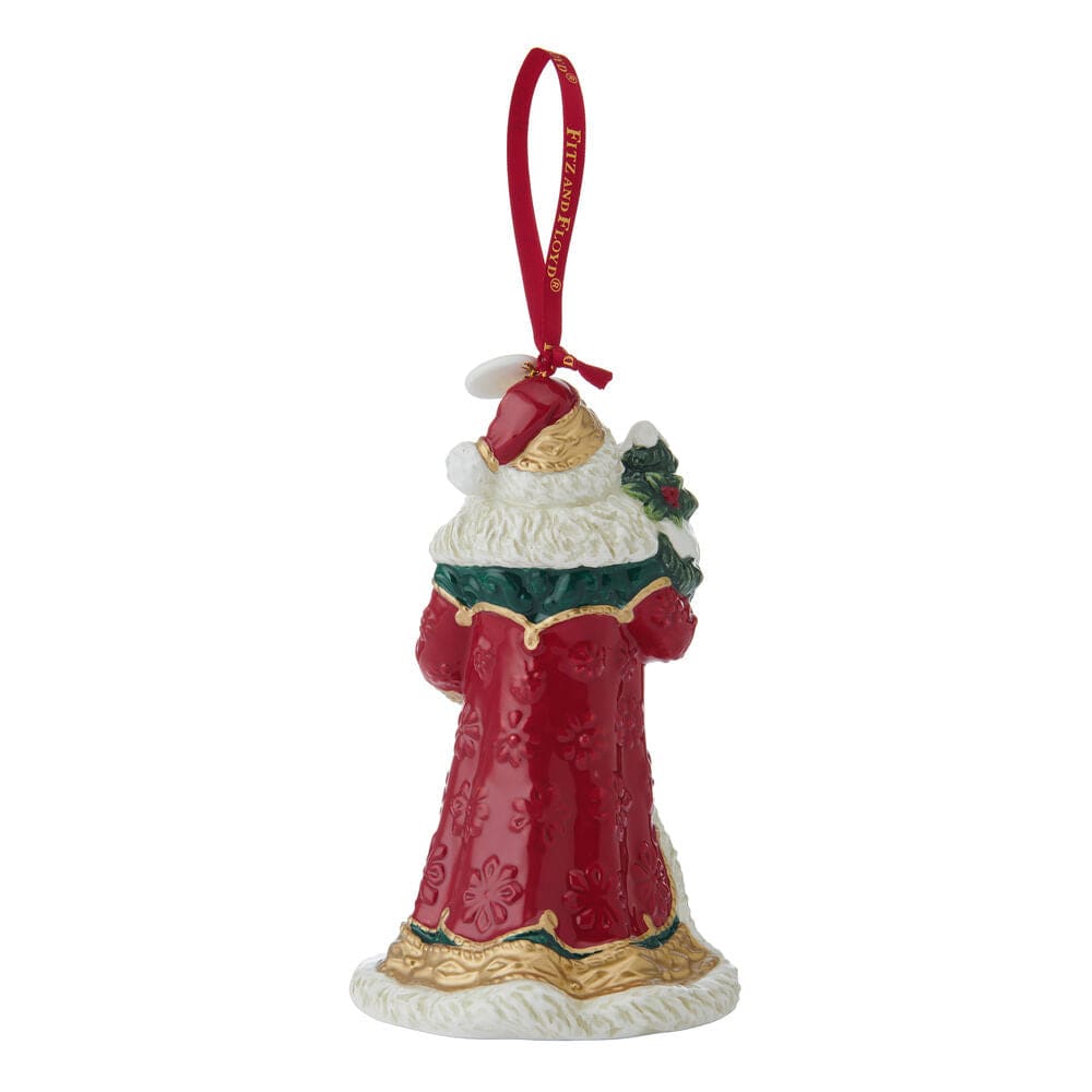Woodland Holiday Santa Bell 2025 Ornament