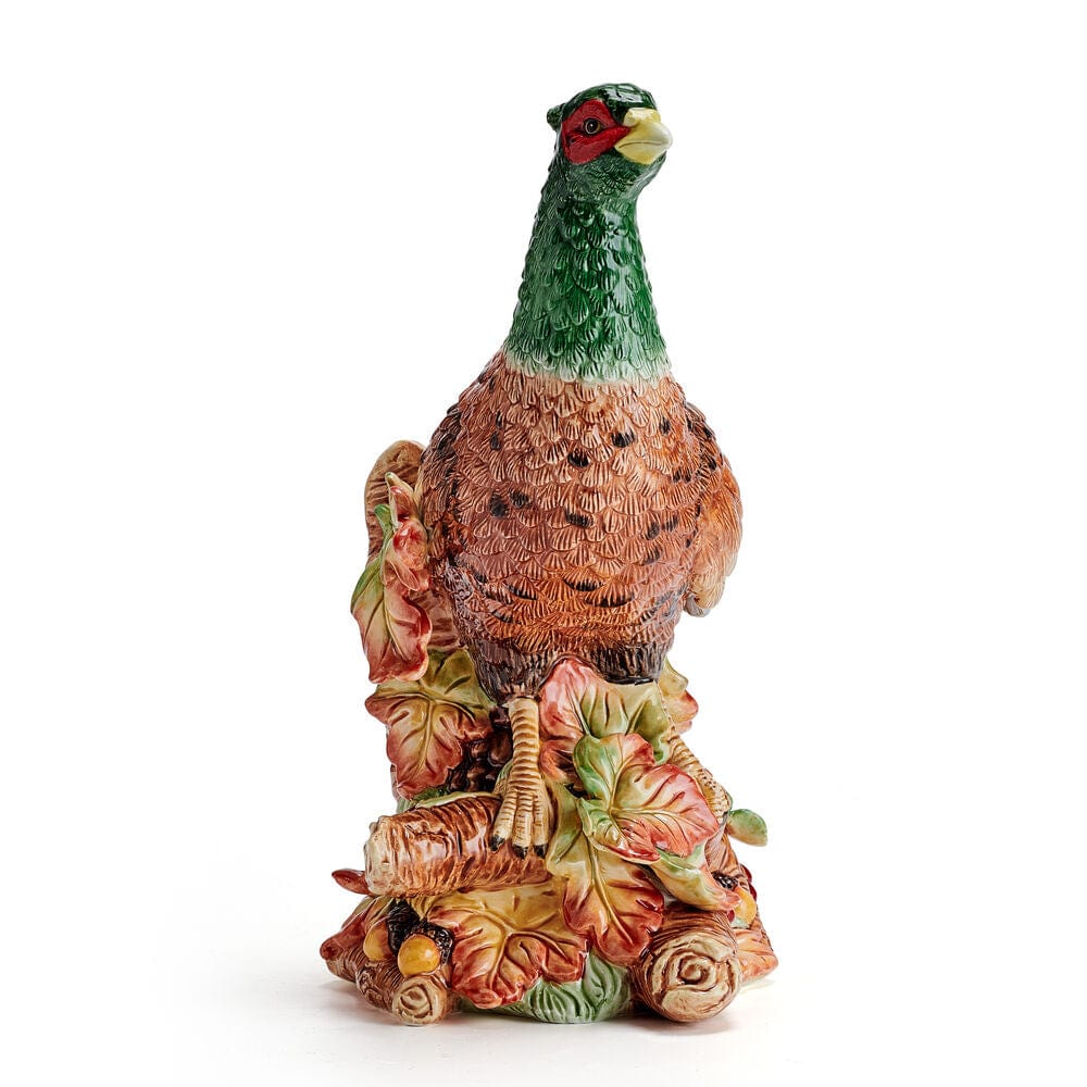 Fall Harvest Pheasant Figurine, 10.75 IN