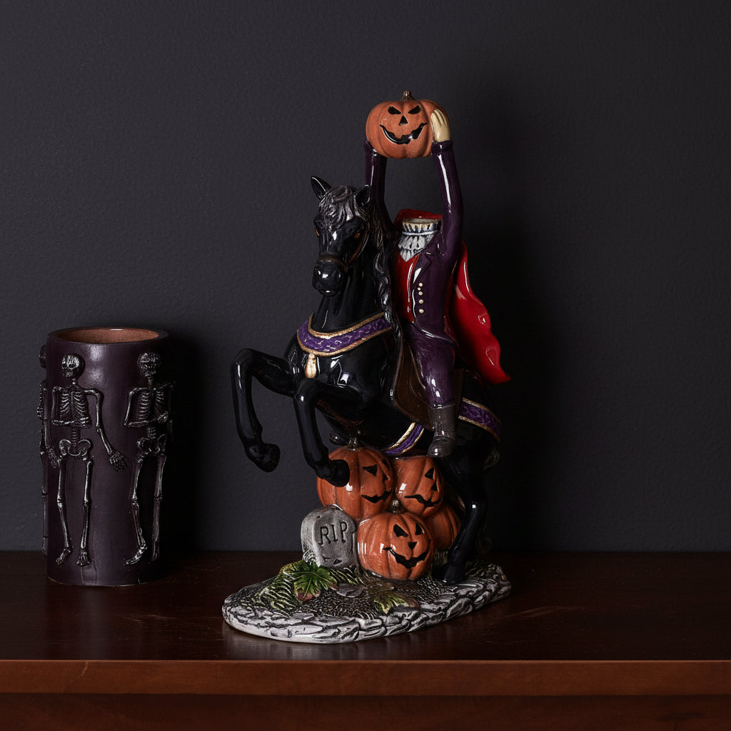 Halloween Headless Horseman Figurine, 12.25 IN