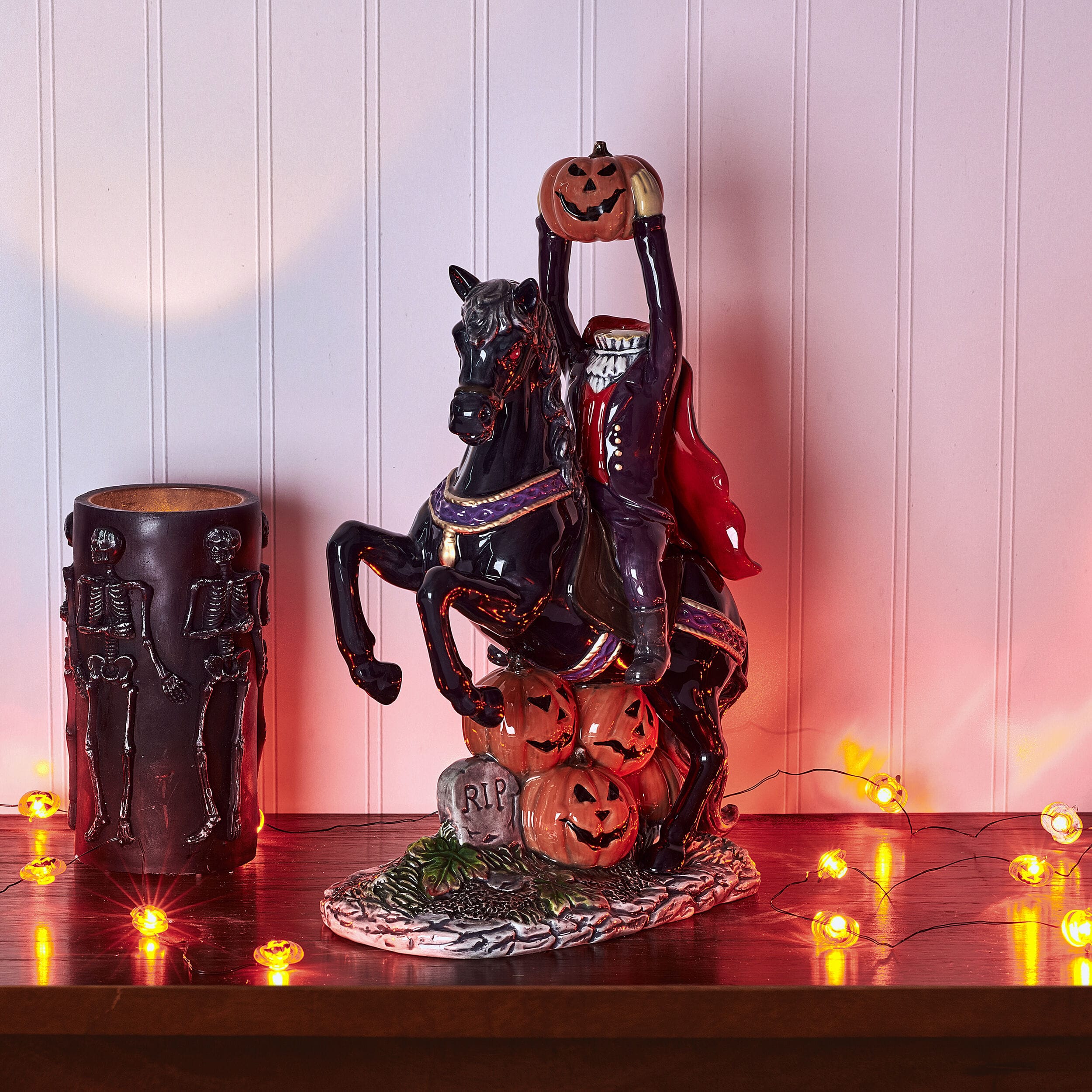 Halloween Harvest Headless Horseman Figurine, 12.25 IN