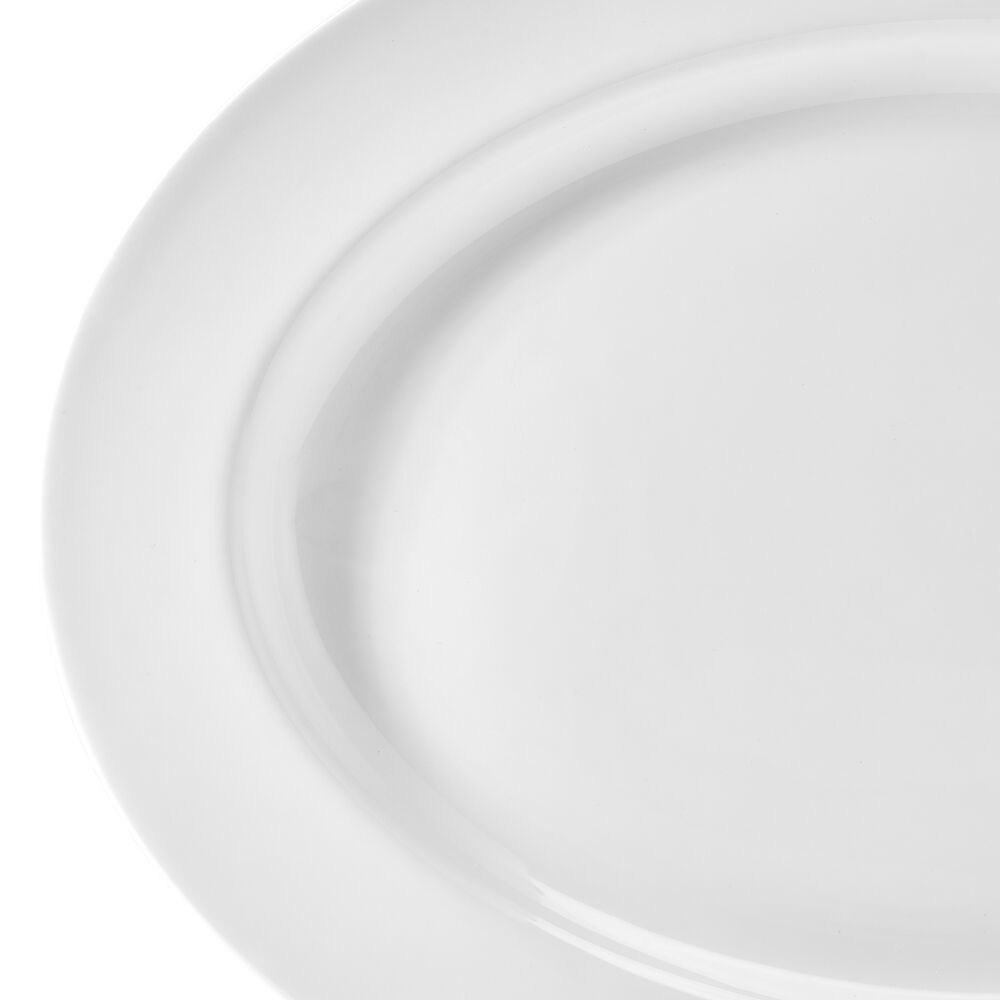 Nevaeh White Classic Rim Small Platter