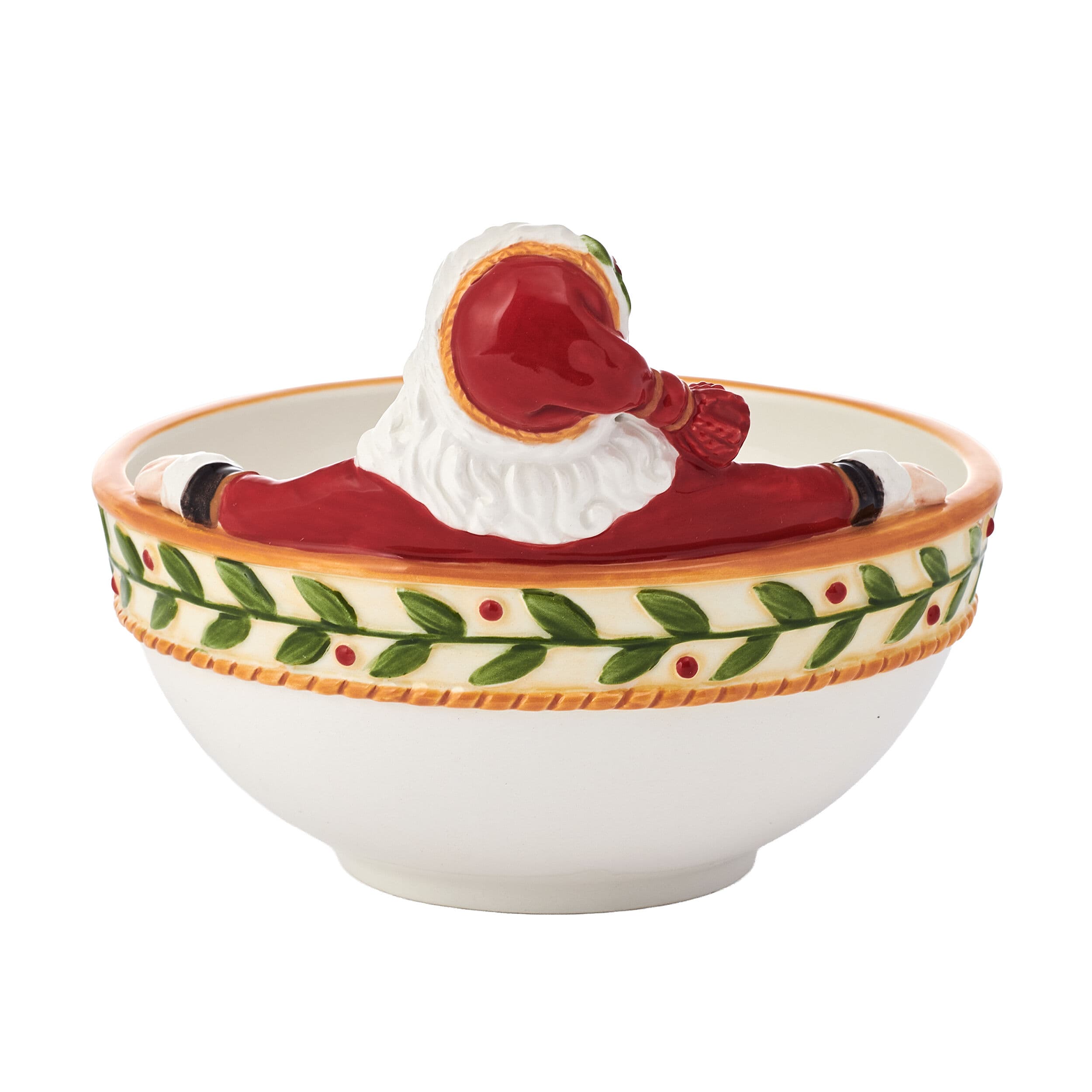 Santa's Gift Small Figural Candy Bowl