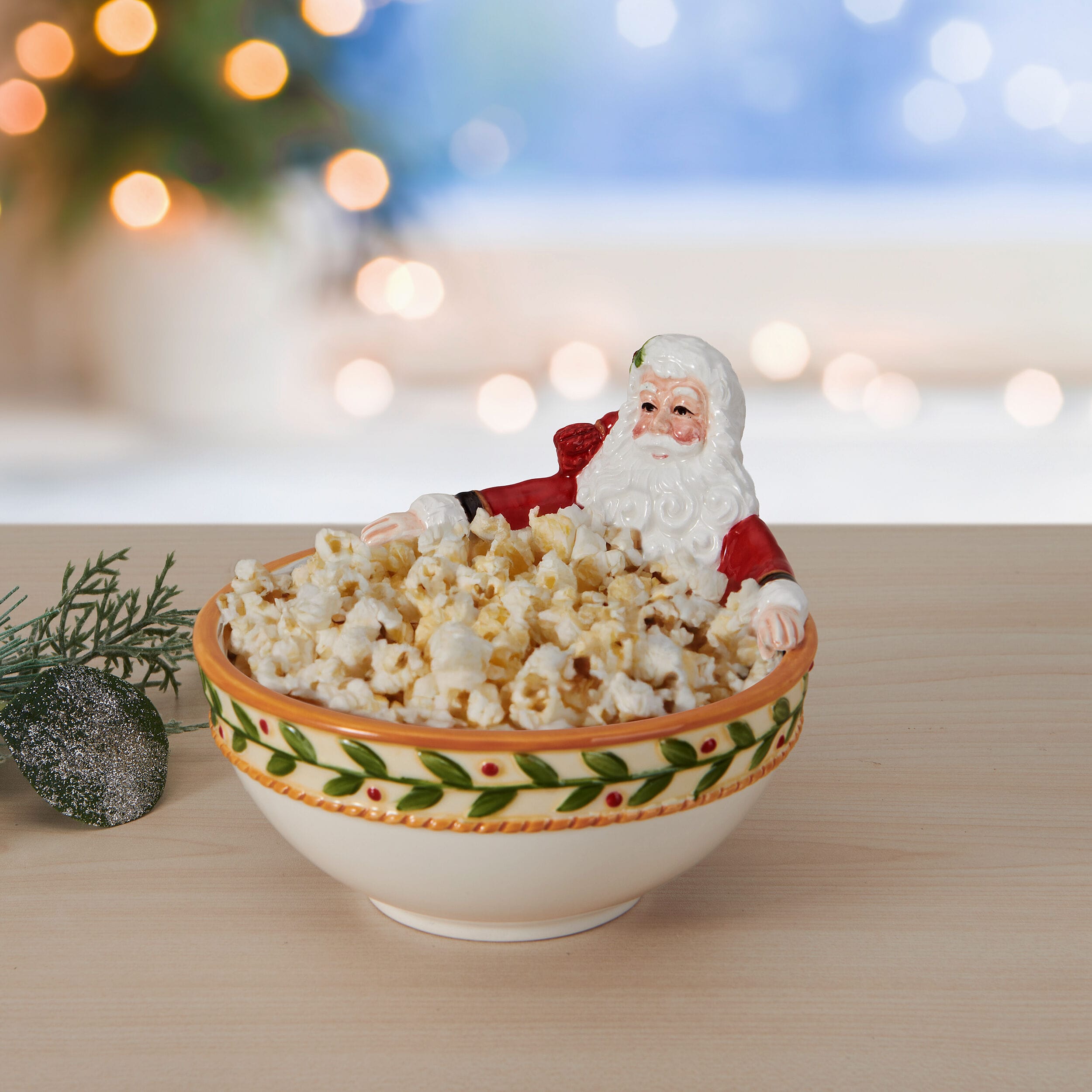 Santa's Gift Small Figural Candy Bowl