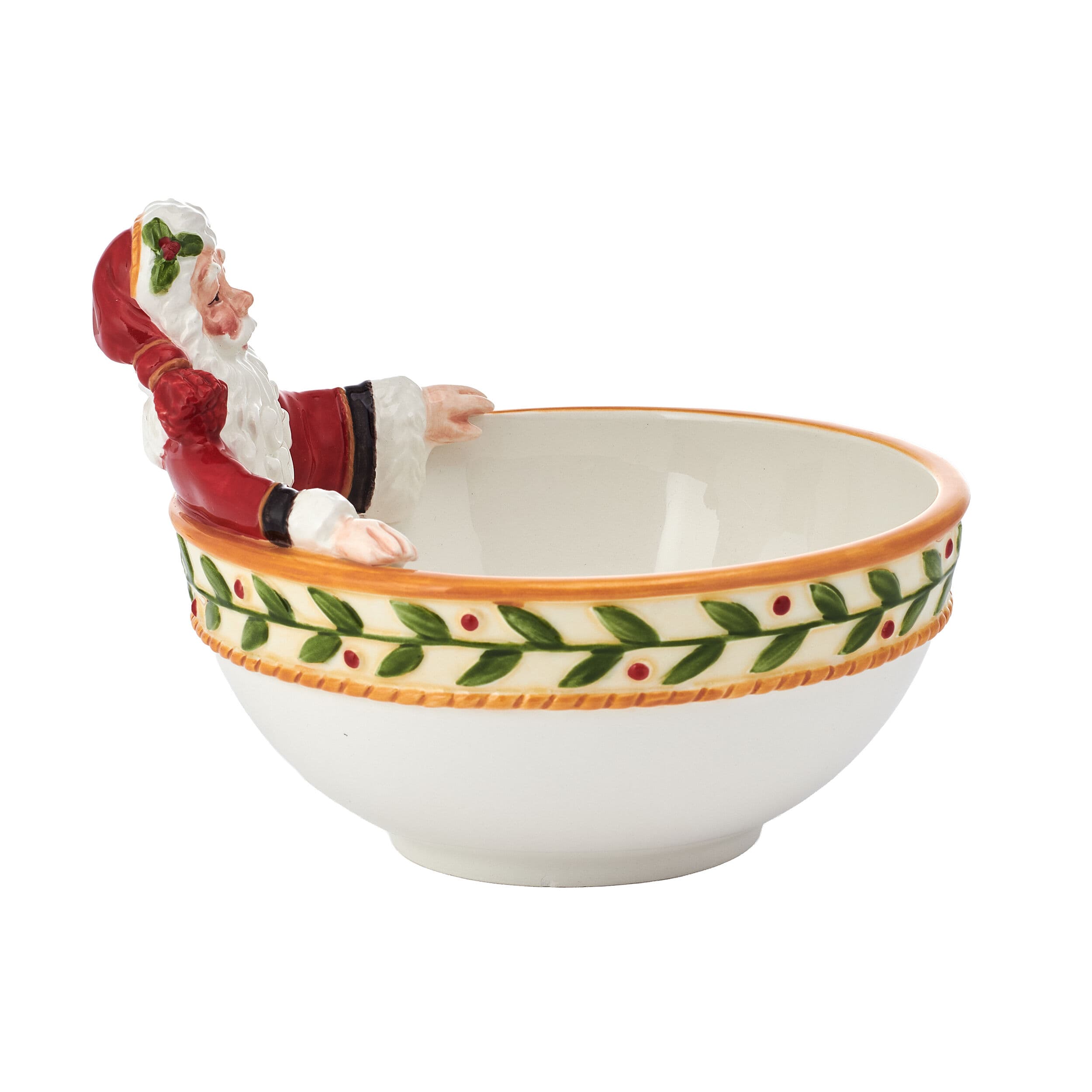 Santa's Gift Small Figural Candy Bowl