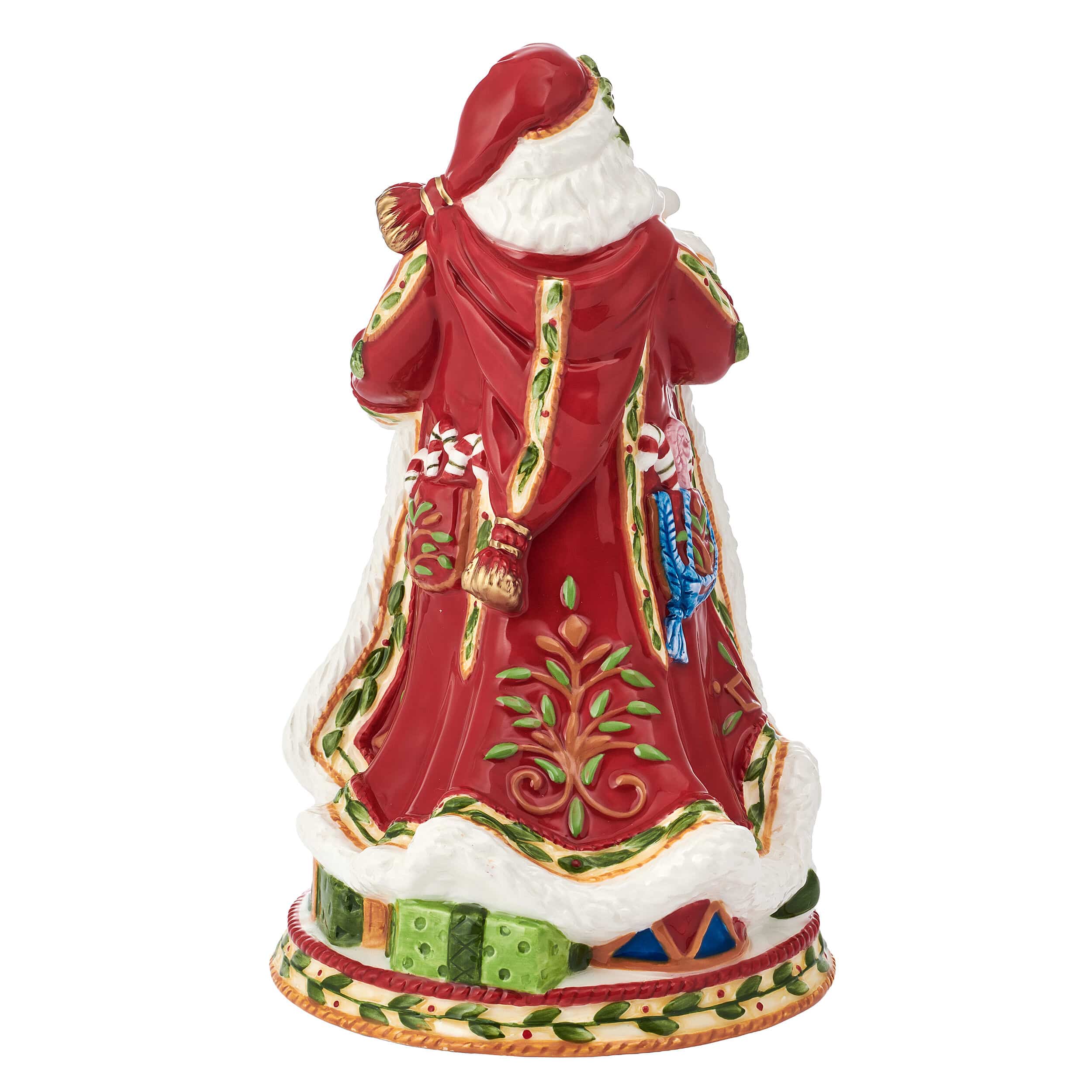 Santa’s Gift Musical Figurine, 9.25IN