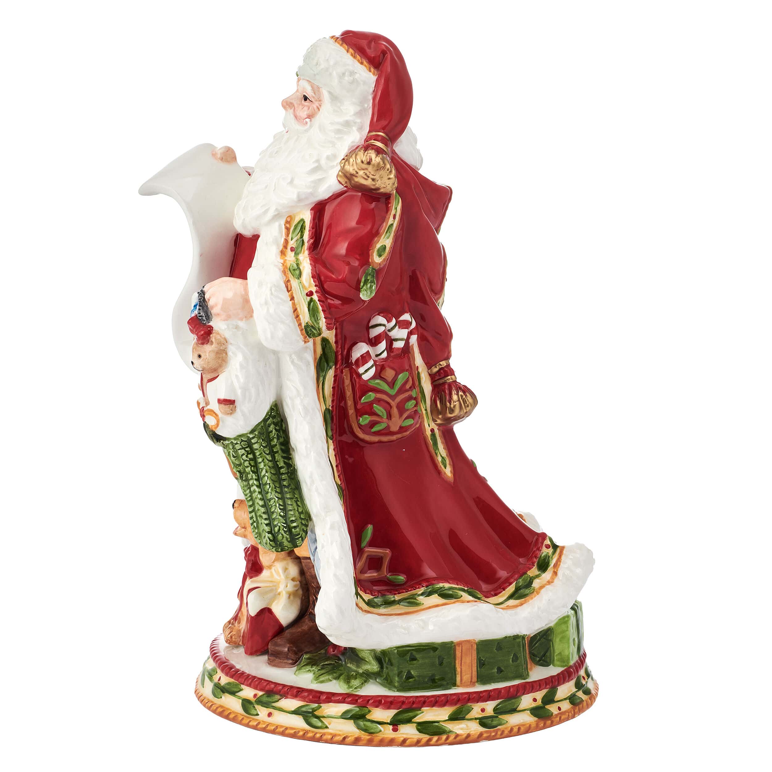 Santa’s Gift Musical Figurine, 9.25IN