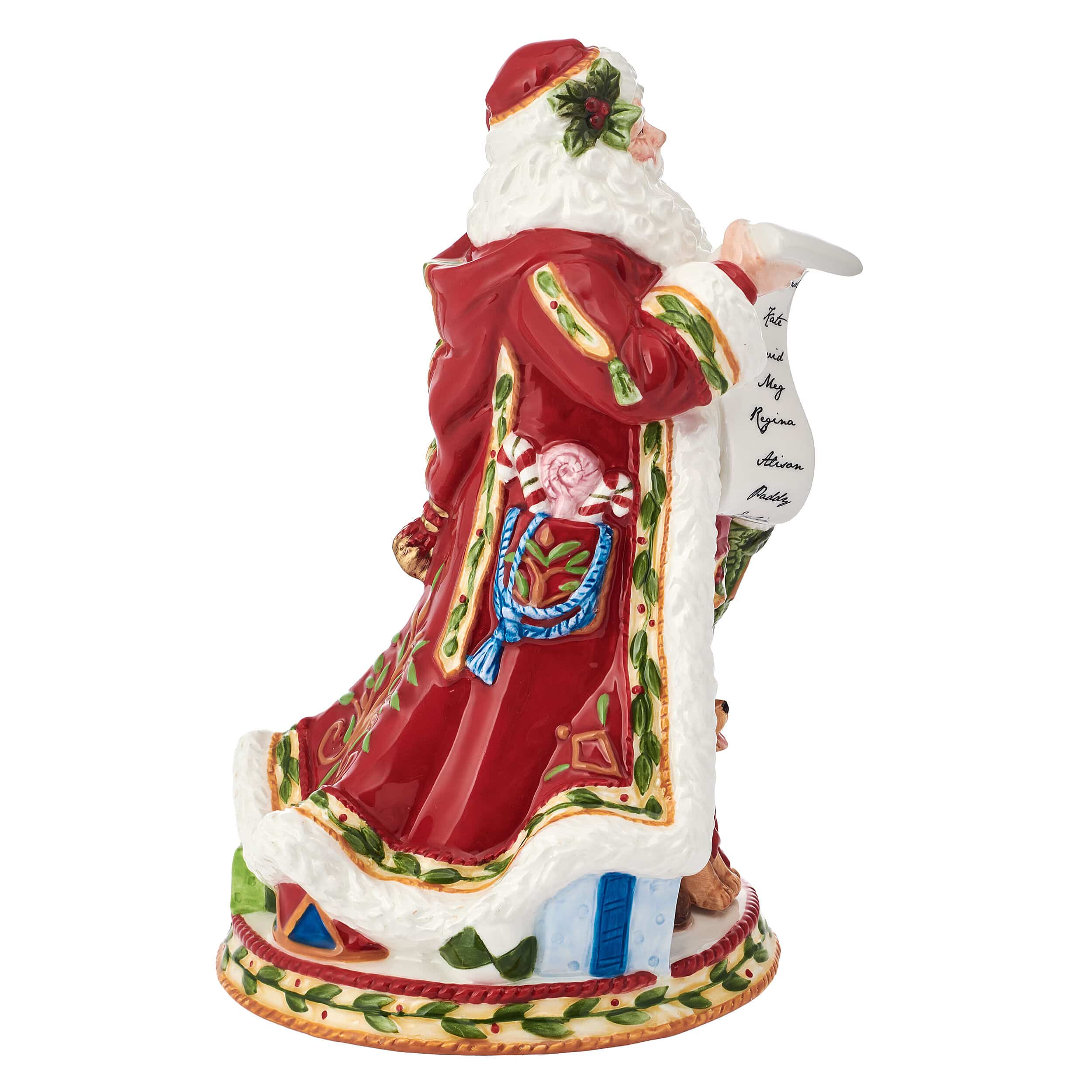 Santa’s Gift Musical Figurine, 9.25IN