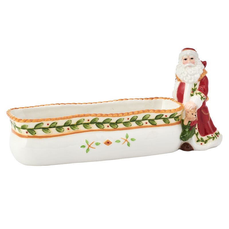 Santa’s Gift Tidbit Appetizer Long Serving Bowl
