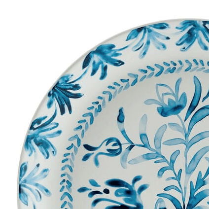 Sicily Blue 12 Piece Dinnerware Set, Service for 4