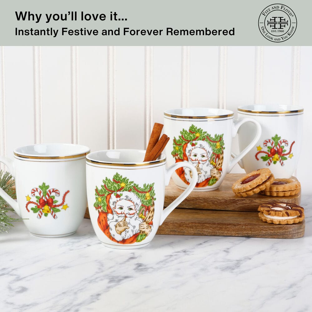 St. Nicholas Set of 4 Mugs