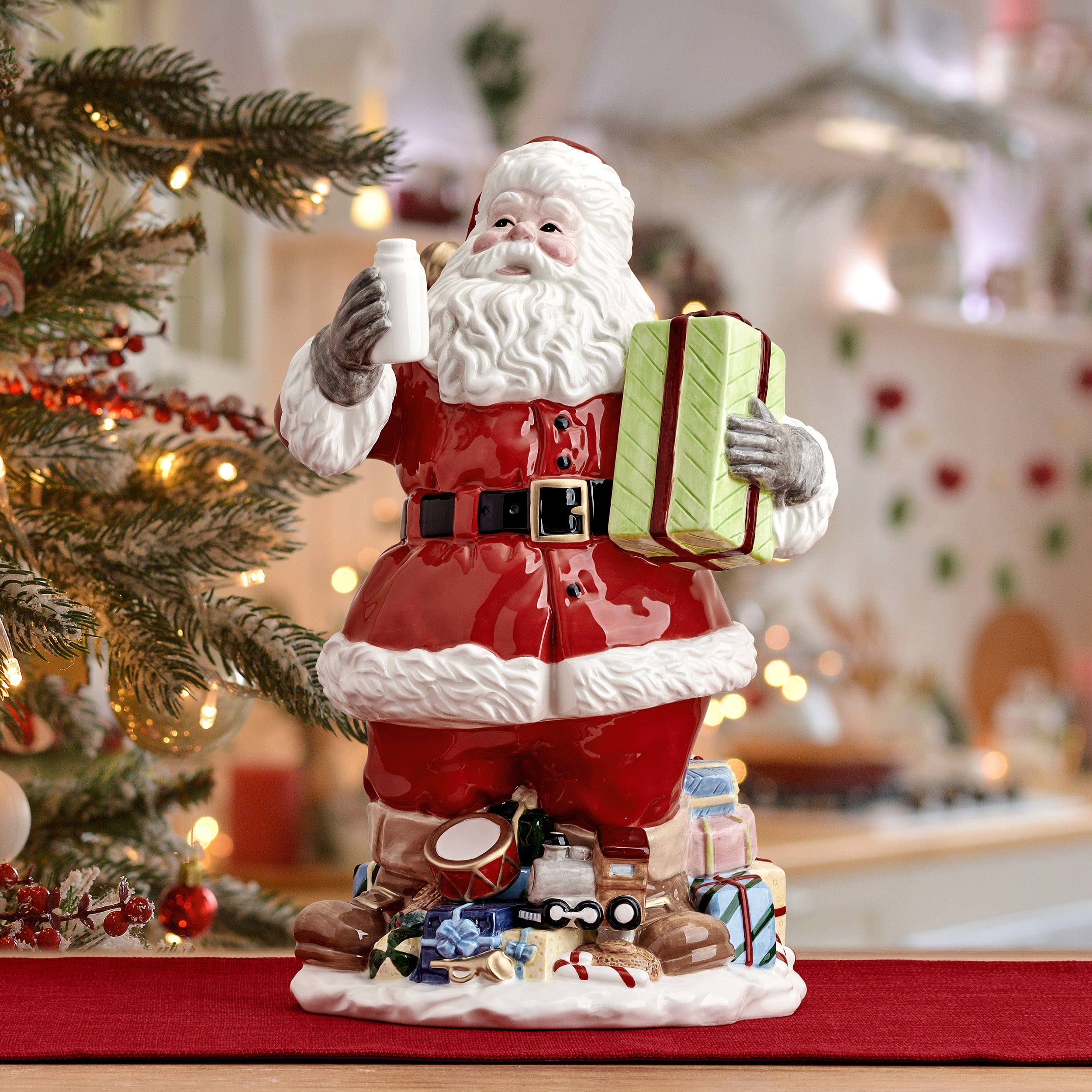 St. Nicholas Santa Figurine, 14 IN