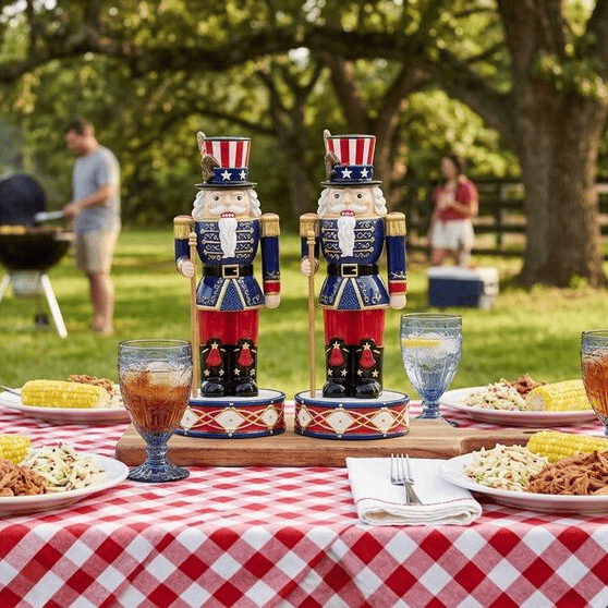 Uncle Sam Nutcracker Figurine, 13 IN