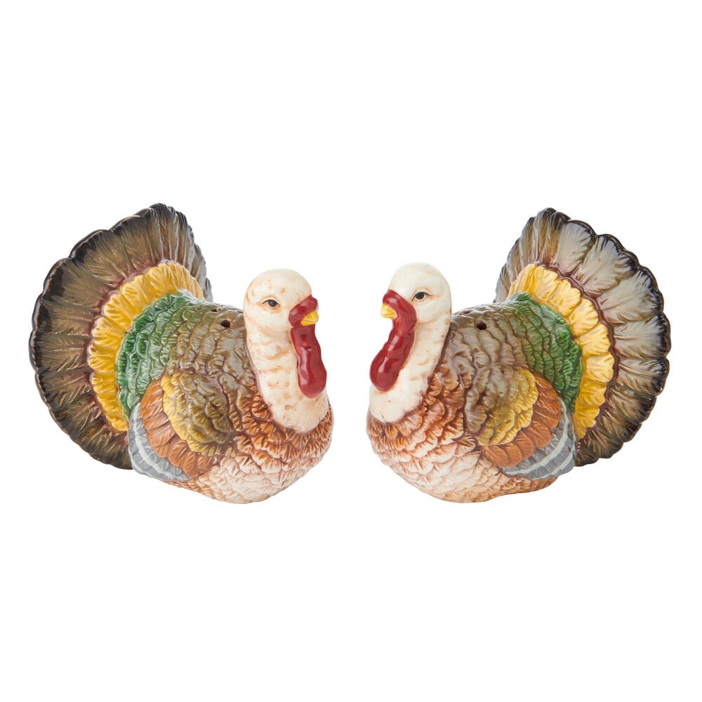 Thanksgiving Tradtions Turkey Salt and Pepper Set