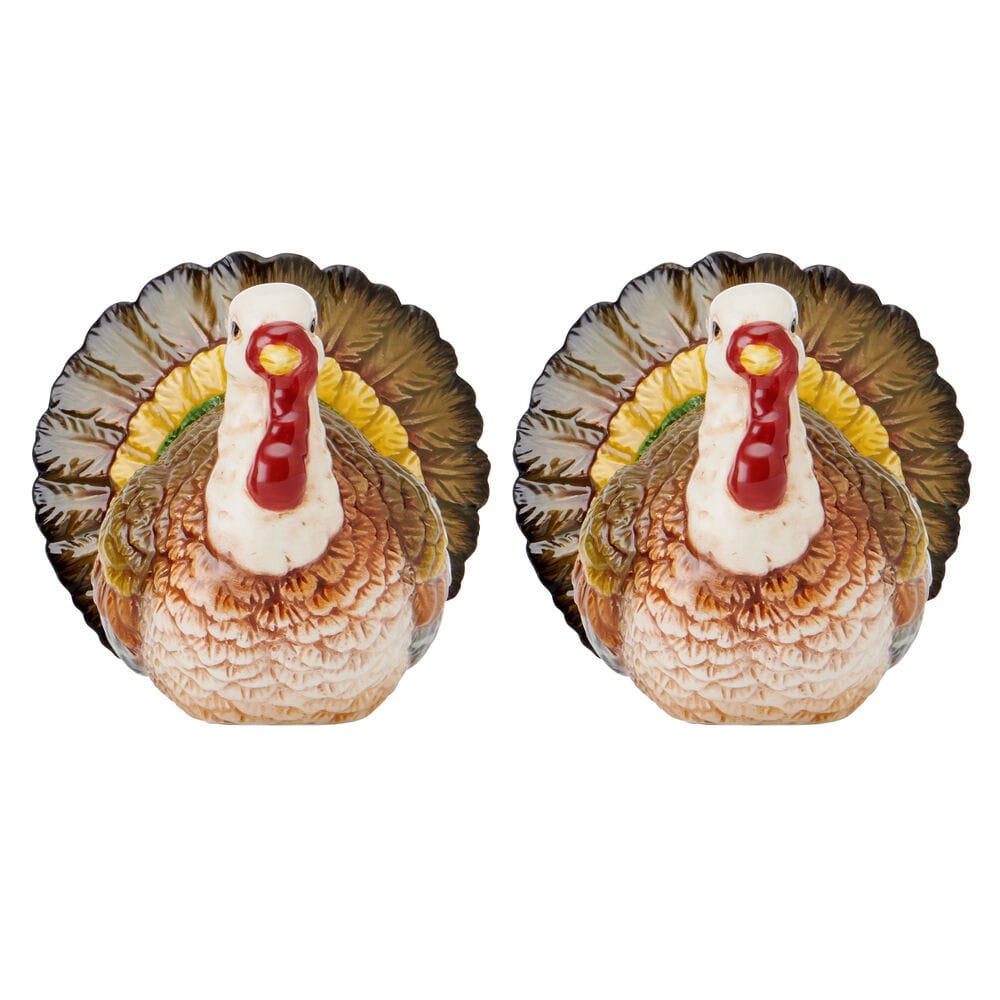 Thanksgiving Tradtions Turkey Salt and Pepper Set