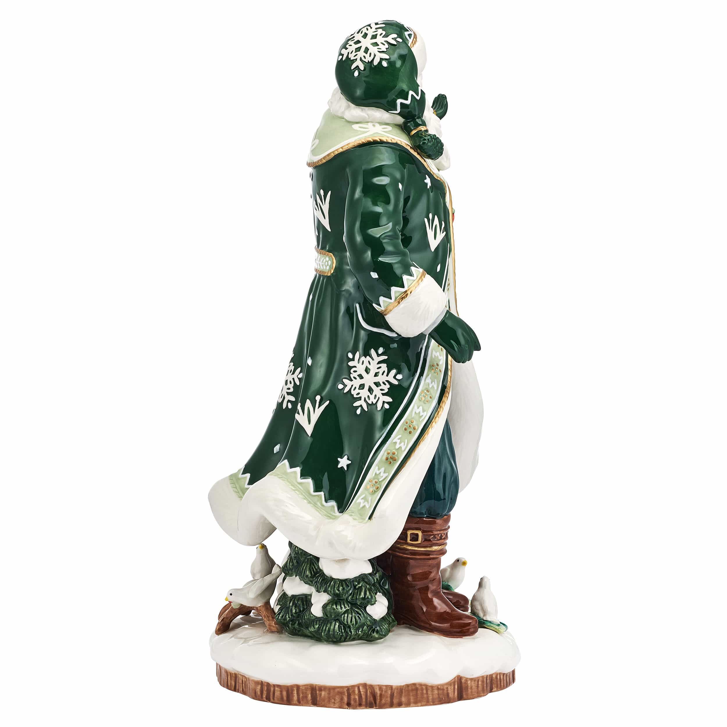 Winter Frost Santa Figurine, 18 IN